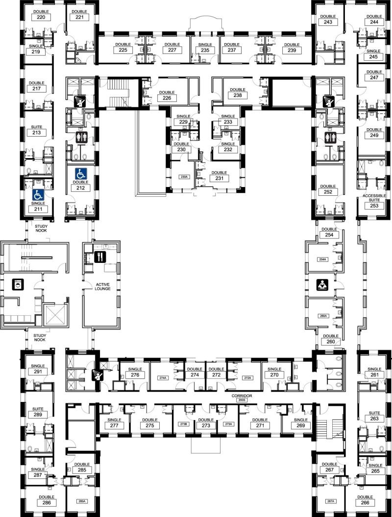 Community Duncan Dunn second floor floor plan