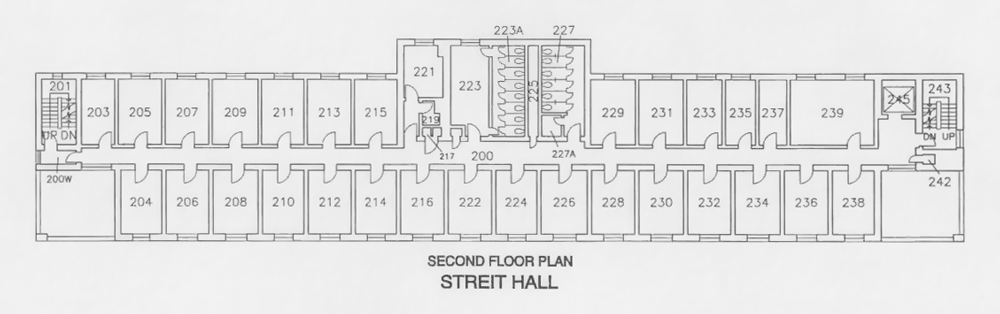 Streit second floor plan